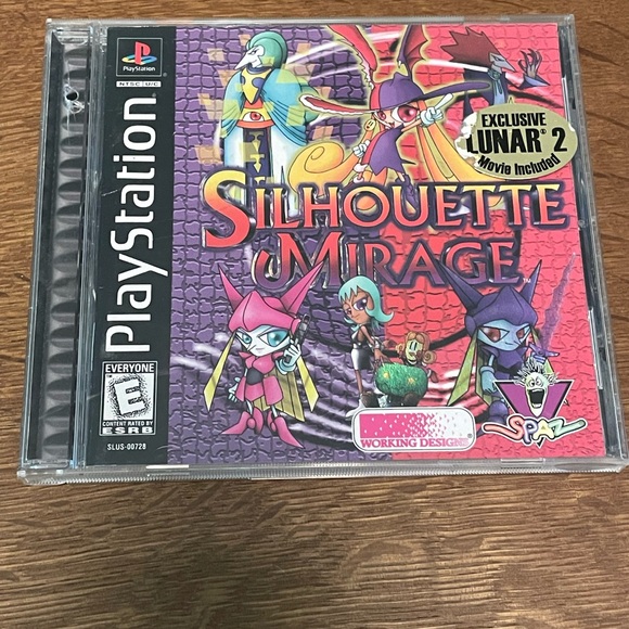 Silhouette Mirage PS1, Excellent Condition Disc, Case, Manual, Tested - Picture 1 of 12